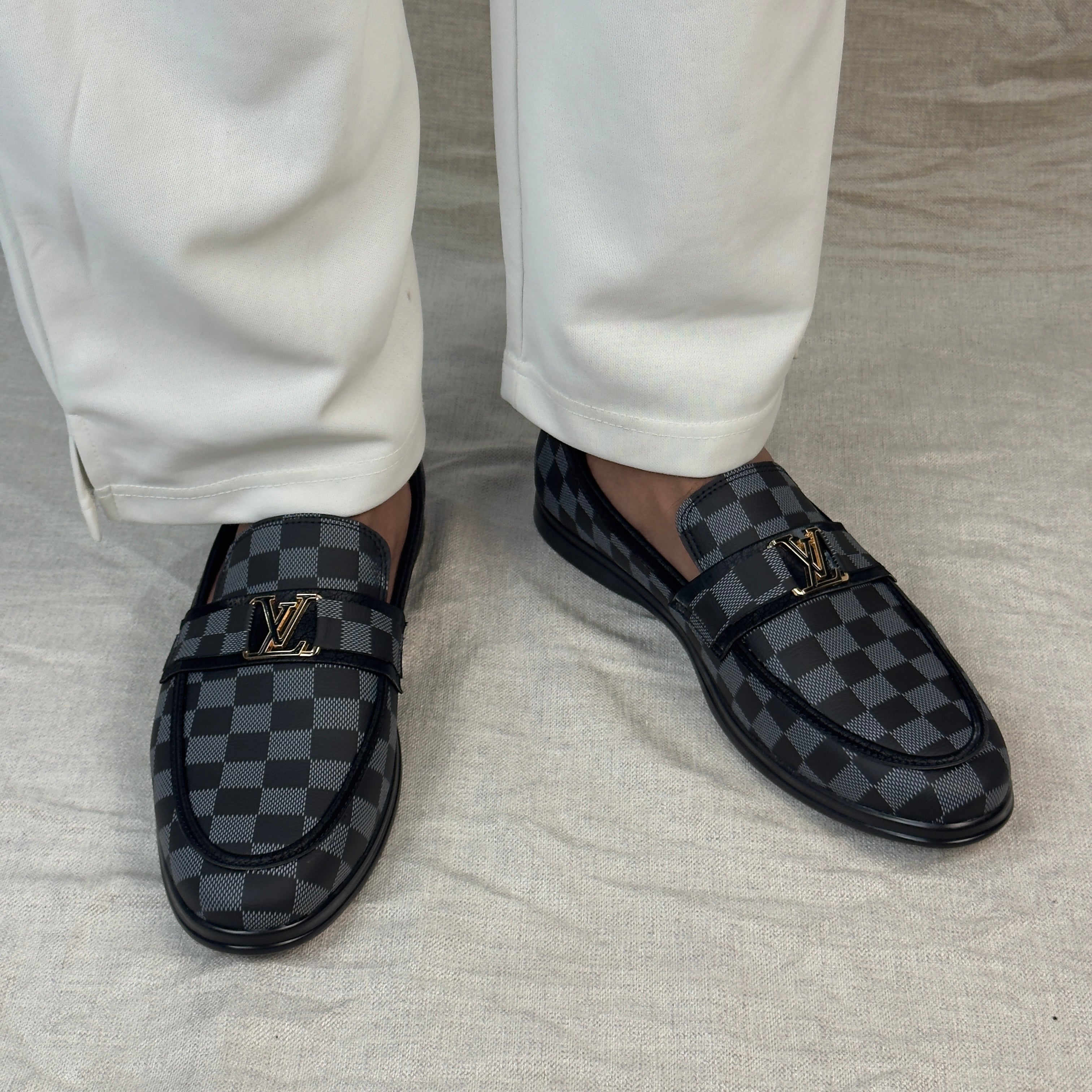 GREY LV LOAFER
