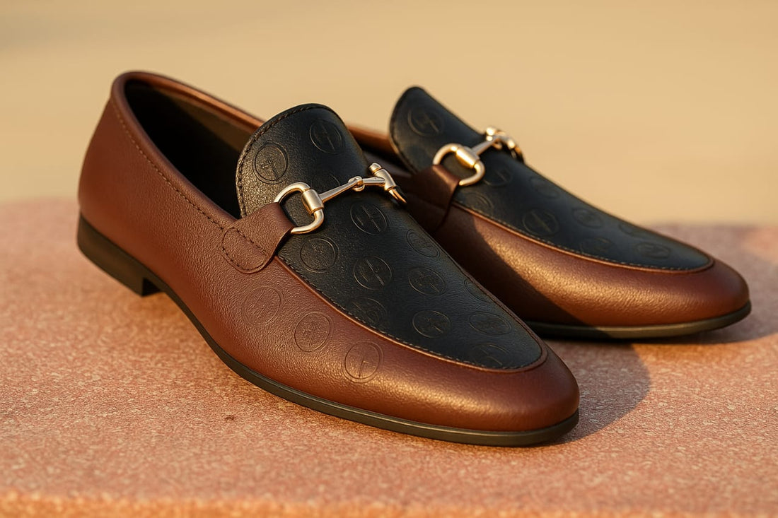 Pure moccasins Leather Moza shoes(OLM001Blk)