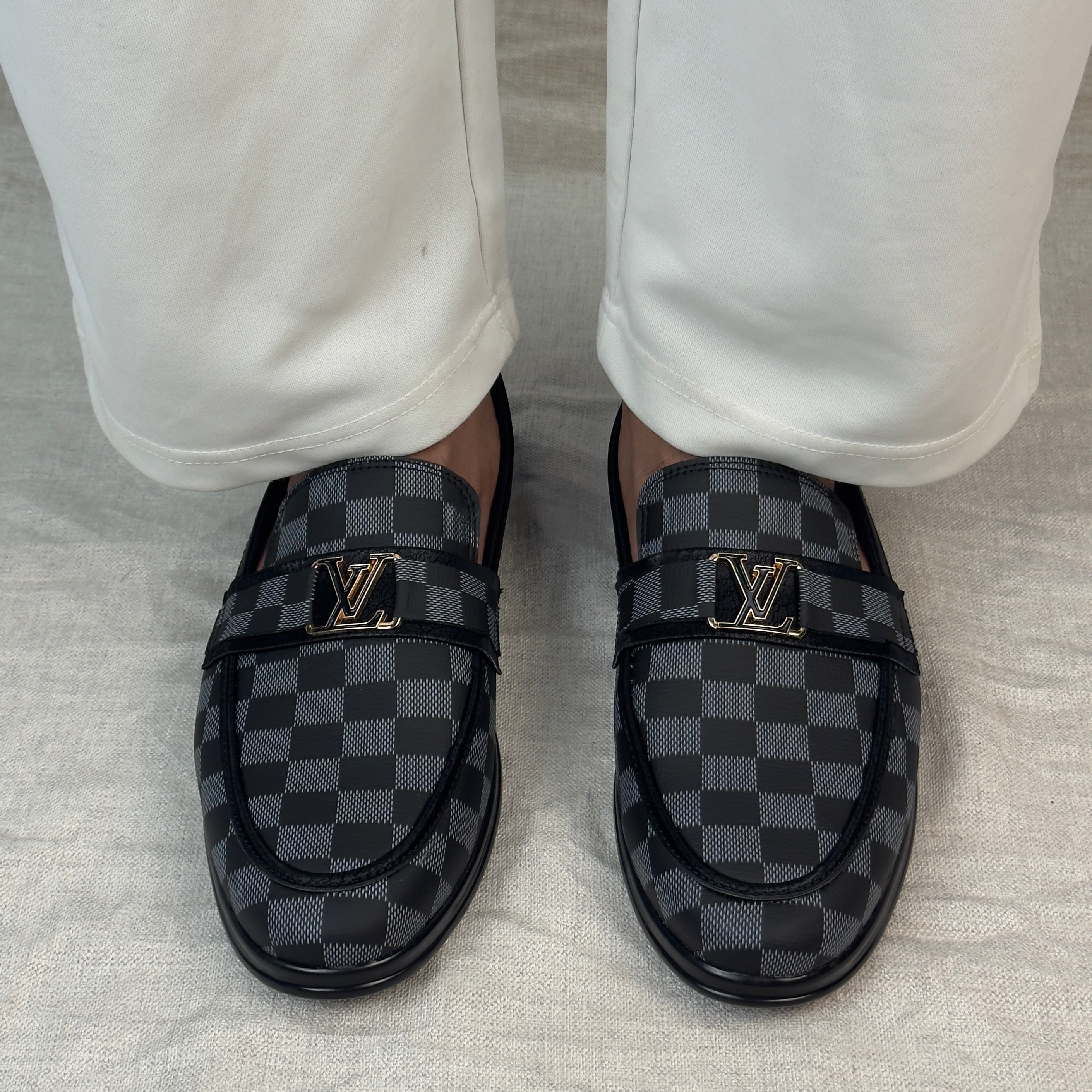 GREY LV LOAFER