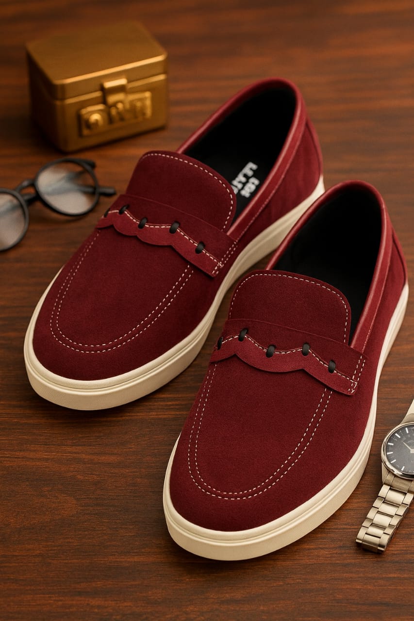 Moza Sweet Pumpy Moccasin Shoes