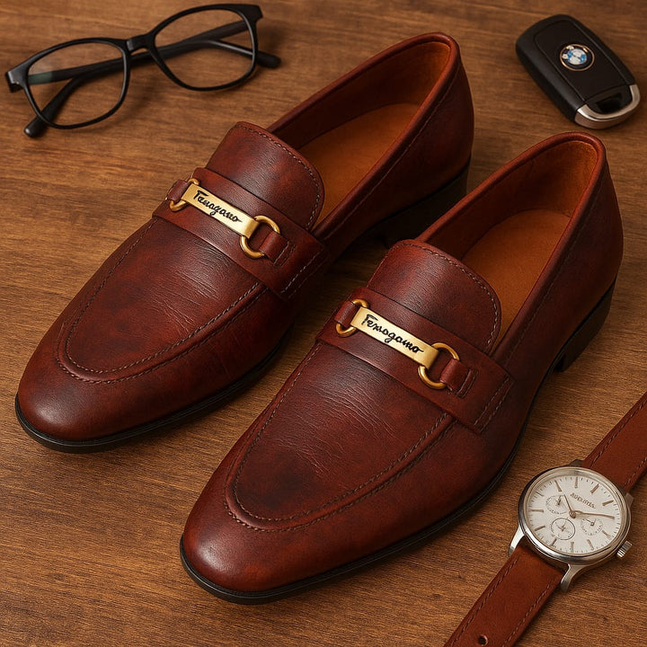 Pure Leather Moza Moccasins shoes