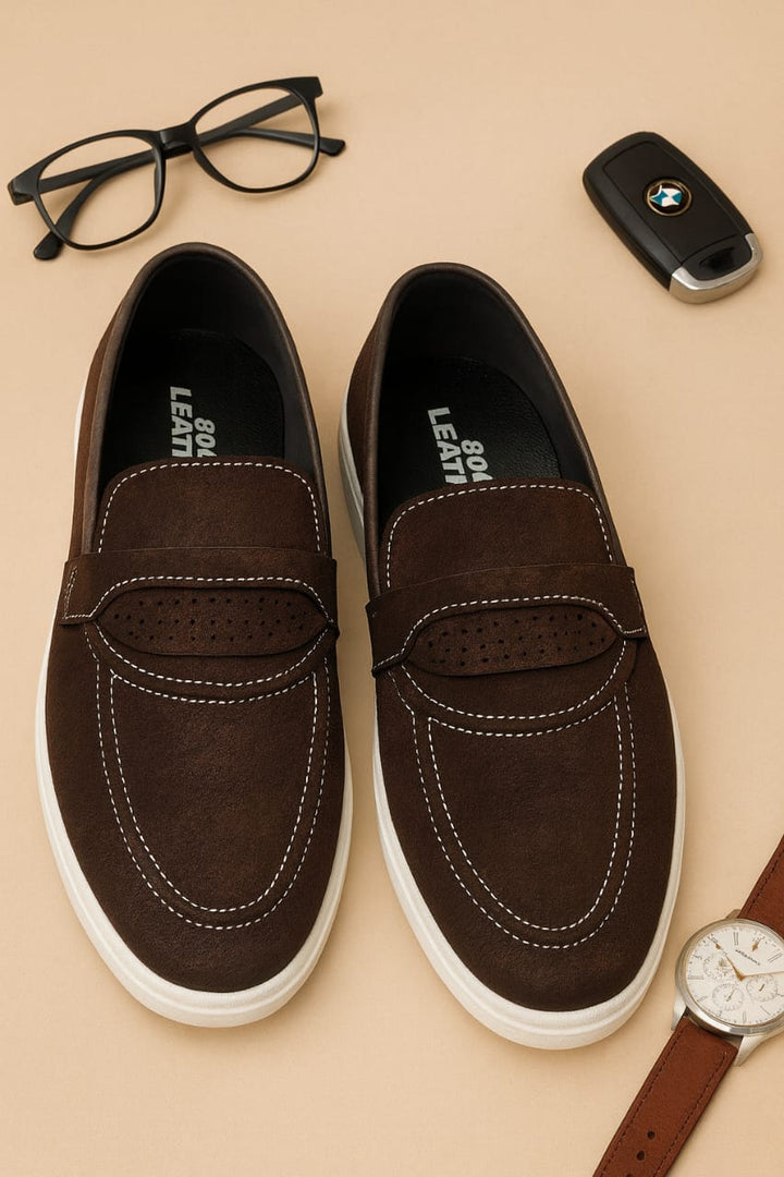 Moza Sweet Pumpy Moccasin Shoes